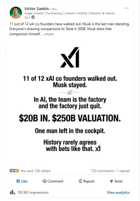 LinkedIn post proof 2
