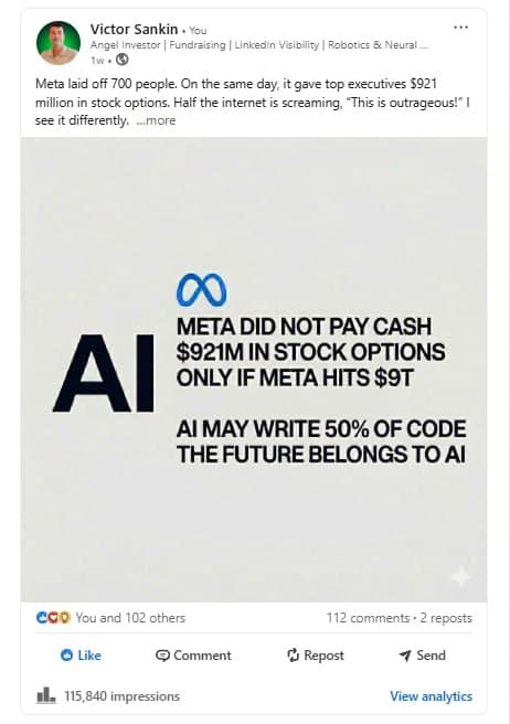 LinkedIn post proof 3
